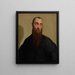 Portrait of a bearded man - Jacopo Bassano — framed artwork on a wall