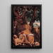 The Good Samaritan - Jacopo Bassano — framed artwork on a wall