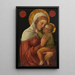 Virgin and Child - Jacopo Bellini — framed artwork on a wall