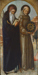 Saint Antoine Abbé et Saint Bernardin de Sienne - Jacopo Bellini — artwork view