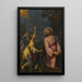 Agony in the Garden - Jacopo Ligozzi — framed artwork on a wall