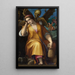 Allegory of Avarice - Jacopo Ligozzi — framed artwork on a wall