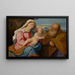 La Sainte Famille - Jacopo Palma l'Ancien — framed artwork on a wall