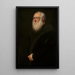 Man with White Beard - Jacopo Tintoretto — framed artwork on a wall