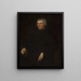 Portrait of a Man (case conflict) - Jacopo Tintoretto — framed artwork on a wall
