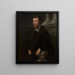 Portrait of the humanist Giovanni Paolo Cornaro - Jacopo Tintoretto — framed artwork on a wall