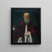 Portrait of Prosecutor Alessandro Gritti - Jacopo Tintoretto — framed artwork on a wall