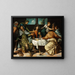 The Supper at Emmaus - Jacopo Tintoretto — framed artwork on a wall
