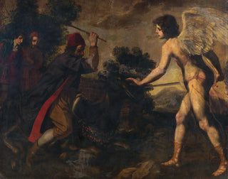 The Prophet Balaam and the Donkey - Jacopo Vignali — artwork view