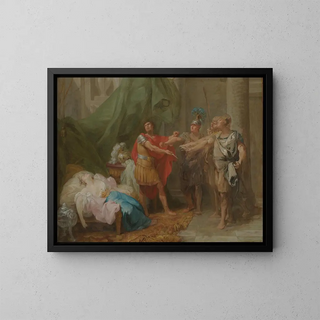 The Oath of Brutus - Jacques-Antoine Beaufort — framed artwork on a wall
