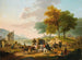 The military camp departing - Jacques-François-Joseph Swebach — artwork view