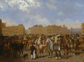Old Smithfield Market - Jacques-Laurent Agasse — artwork view