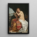 Venetian Painting at Her Toilet - Jacques-Louis-Jules David — framed artwork on a wall
