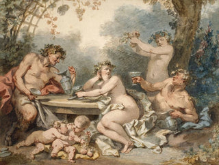 Nymph and Faun - Jacques-Philippe Caresme — artwork view