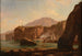 Grottes et falaises au bord de la mer - Jacques-Raymond Brascassat — artwork view