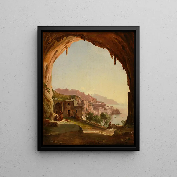 Les monastères - Jacques-Raymond Brascassat — framed artwork on a wall
