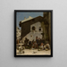 Roman Market Scene - Jacques Alfred van Muyden — framed artwork on a wall