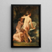 Nymphs - Jacques Antoine Vallin — framed artwork on a wall