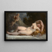 Venus Sleeping - Jacques Antoine Vallin — framed artwork on a wall