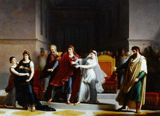 the Last Scene of the Tragedy Rodogune at the Comédie-Française - Jacques Augustin Pajou — artwork view