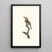 Le Tamatia gorge rousse - Jacques Barraband — framed artwork on a wall