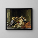 Saint Sebastian cared for by Irene and her assistants - Jacques Blanchard — framed artwork on a wall