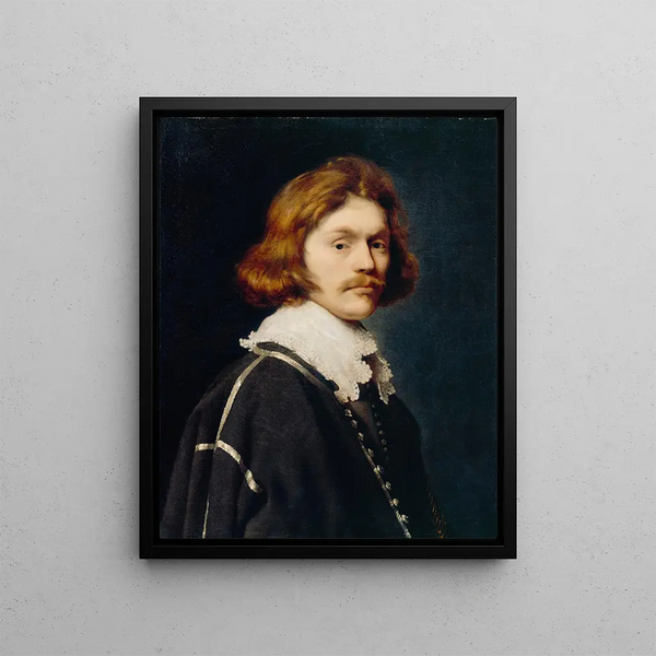 Young Cavalier - Jacques Blanchard — framed artwork on a wall