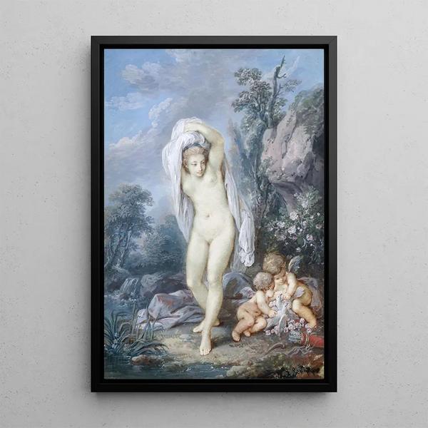 The Bath of Venus - Jacques Charlier — framed artwork on a wall