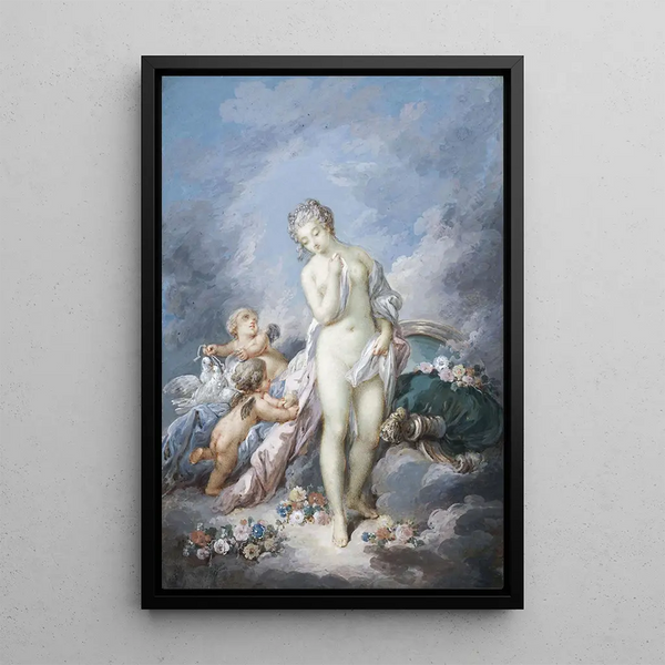 The Rising of Venus - Jacques Charlier — framed artwork on a wall