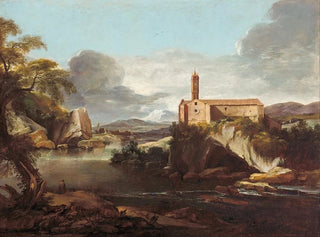 Rocky Valley Painting - Jacques Courtois — artwork view