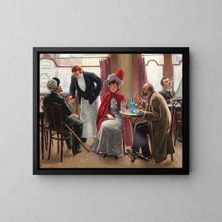 L'estaminet - Jacques d'Or — framed artwork on a wall