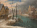 Snowy Village Scene with Characters - Jacques Fouquier — artwork view