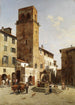 Place à San Gimignano - Jacques François Carabain — artwork view