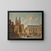 The Market Square of Brunswick - Jacques François Carabain — framed artwork on a wall