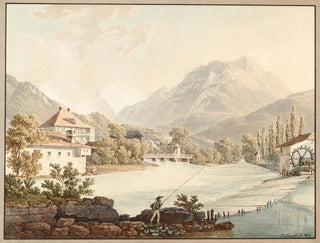 View of Unterseen - Jacques Henri Juillerat — artwork view