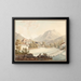View of Unterseen - Jacques Henri Juillerat — framed artwork on a wall