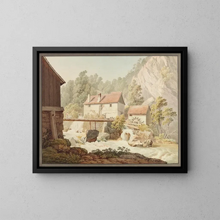 Moulin des Roches - Jacques Henri Juillerat — framed artwork on a wall