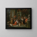 La ville d'Anvers honore la dynastie autrichienne - Jacques Ignatius de Roore — framed artwork on a wall