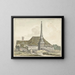 The milestone or the suburb pole at Halfweg - Jacques Kuyper — framed artwork on a wall