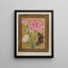 flower, butterfly, and insect paintings Pl5 - Jacques Le Moyne de Morgues — framed artwork on a wall