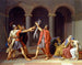 The Oath of the Horatii - Jacques Louis David — artwork view