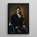 Portrait of Count of Turenne - Jacques Louis David — framed artwork on a wall