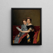 Les sœurs Zénaïde et Charlotte Bonaparte - Jacques Louis David — framed artwork on a wall