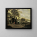La famille du prédicateur Reinier Halma à Langerak sur le Lek - Jacques Muller — framed artwork on a wall