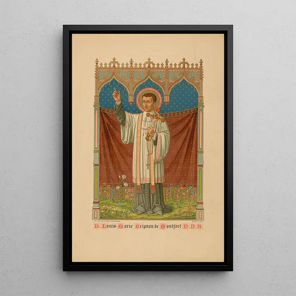 Louis-Marie Grignion de Montfort - Jacques Petyt — framed artwork on a wall