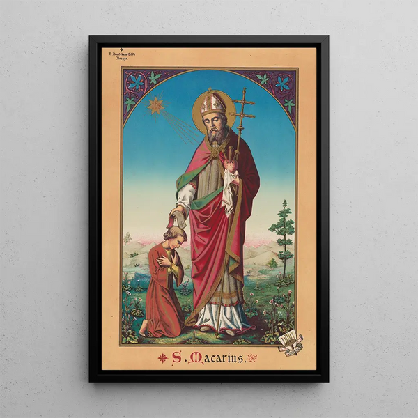 Saint Macaire Painting - Jacques Petyt — framed artwork on a wall