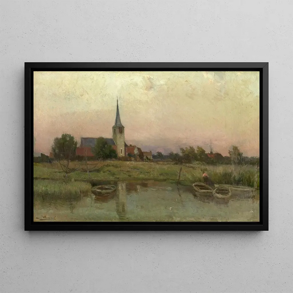 Mariakerke - Jacques Rosseels — framed artwork on a wall