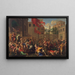 L'Enlèvement des Sabines - Jacques Stella — framed artwork on a wall