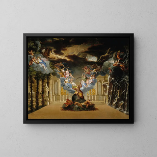 The Palace of Time - Jacques Vigoureux Duplessis — framed artwork on a wall