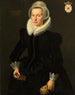 Portrait of Grietje Adriaensdr Grootes 1588-1624 - Jacques Waben — artwork view